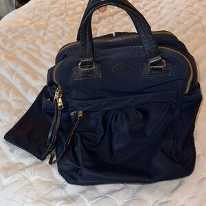 MZ Wallace NYC Navy Backpack